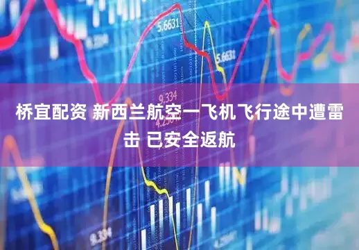 桥宜配资 新西兰航空一飞机飞行途中遭雷击 已安全返航
