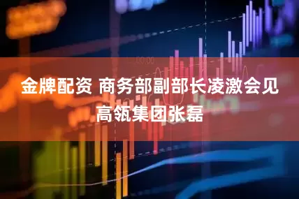 金牌配资 商务部副部长凌激会见高瓴集团张磊